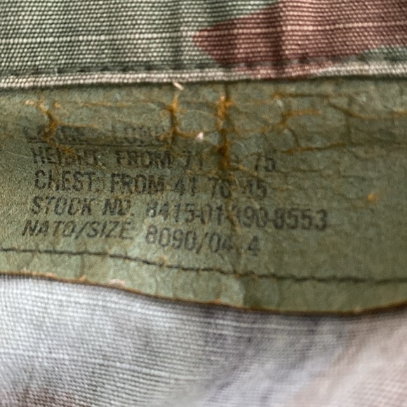 military pants and fuel jacket size large pants long Woodland camouflaged - Picture 3 of 4